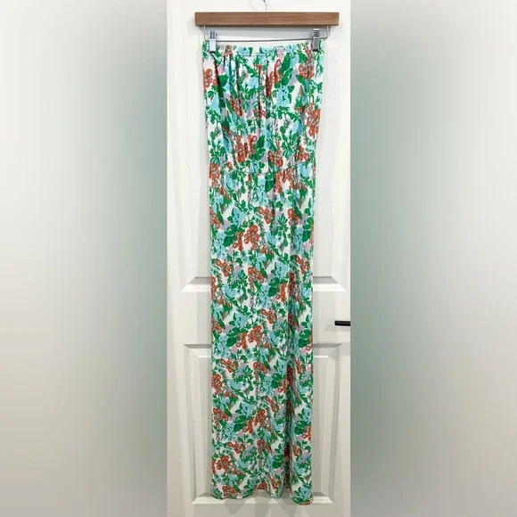 Lilly Pulitzer Marlisa Mini Bee In Your Bonnet Floral Jersey Maxi Dress Women XS - Picture 1 of 11